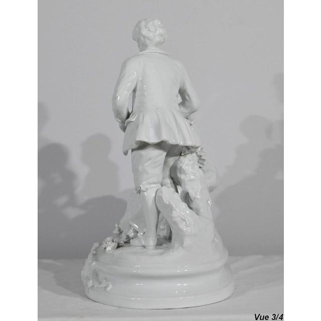 After F. Boucher, Couple de Galants, Late 1800s, Sèvres Porcelain For Sale - Image 15 of 18