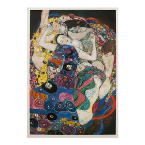 1994 After Gustav Klimt "The Maiden", First German Edition Poster