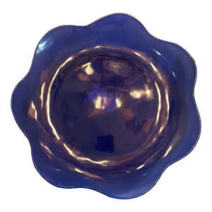 Late 20th Century Annie Glass Buffet/Dinner Plate