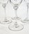 Transparent Crystal Champagne Flutes- Set of Four For Sale - Image 8 of 11