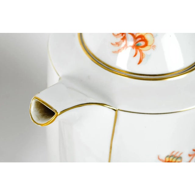 Ceramic Vintage European Porcelain Tea/Coffee Service - 5 Piece Set For Sale - Image 7 of 11