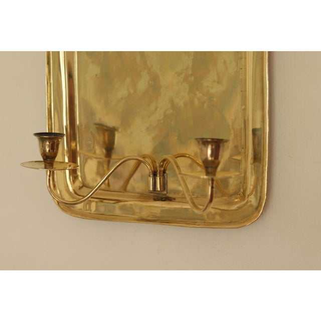 Mid-Century Swedish Brass Sconces, Set of 2 For Sale - Image 4 of 13