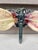 Art Nouveau Majolica Dragonfly Wall Pocket Fives Lille, Circa 1900 For Sale - Image 3 of 7