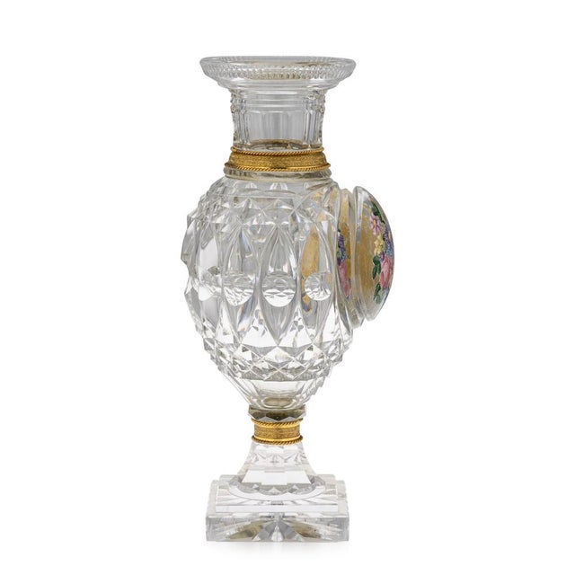 Antique French Baccarat and Ormolu Mounted the Jokelson Vases, 1830, Set of 2 For Sale - Image 6 of 18