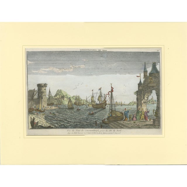 Optical View of Constantinople, 1760, Paper For Sale