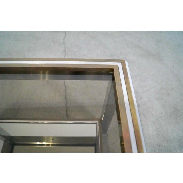 Metal 1970’s Hollywood Regency French Jean Charles End Table For Sale - Image 7 of 12