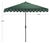 Transform your outdoor space with the elegant valance 7.5 ft square umbrella in hunter green with white trim. This stylish...
