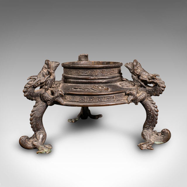 1850's Antique Censer Bowl For Sale - Image 10 of 11