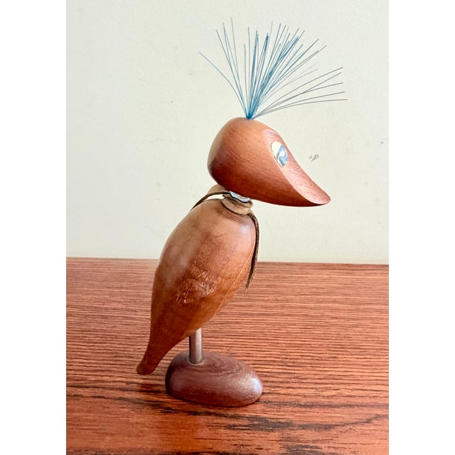 Mid-Century Modern Bird Opener and Corkscrew attributed to Arne Basse, 1960s For Sale - Image 3 of 8