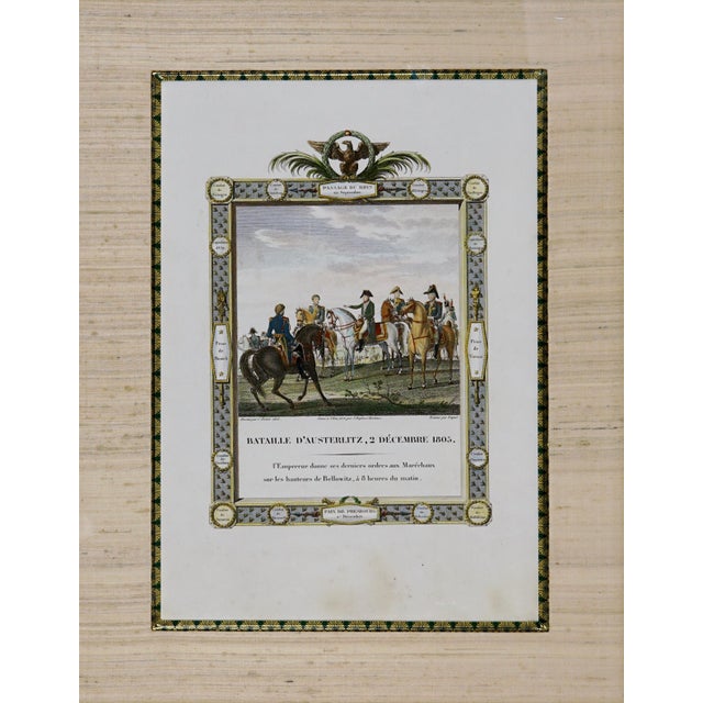 Early 19th Century Battle of Austerlitz, December 2, 1805 – Engraving of Emperor Napoleon I – Early 19th Century For Sale - Image 5 of 5