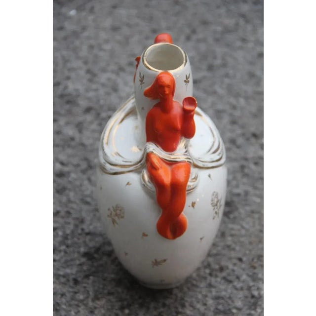 Mid-Century Modern Italian Ceramic Vase, 1950s For Sale - Image 3 of 9