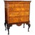 George II Burl Walnut and Marquetry Hightboard, 1890s For Sale