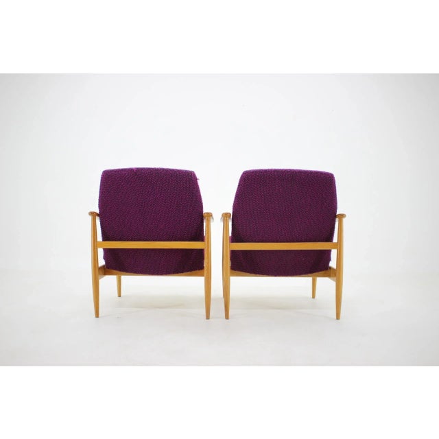 Armchairs, Former Czechoslovakia, 1960s, Set of 2 For Sale - Image 9 of 13