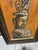 1970s Vintage Orange Asian Painting in Wooden Frame For Sale - Image 5 of 7