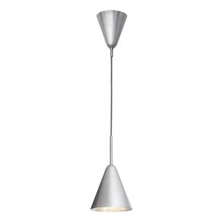 Patina Pendant Lamp in Raw Aluminum For Sale