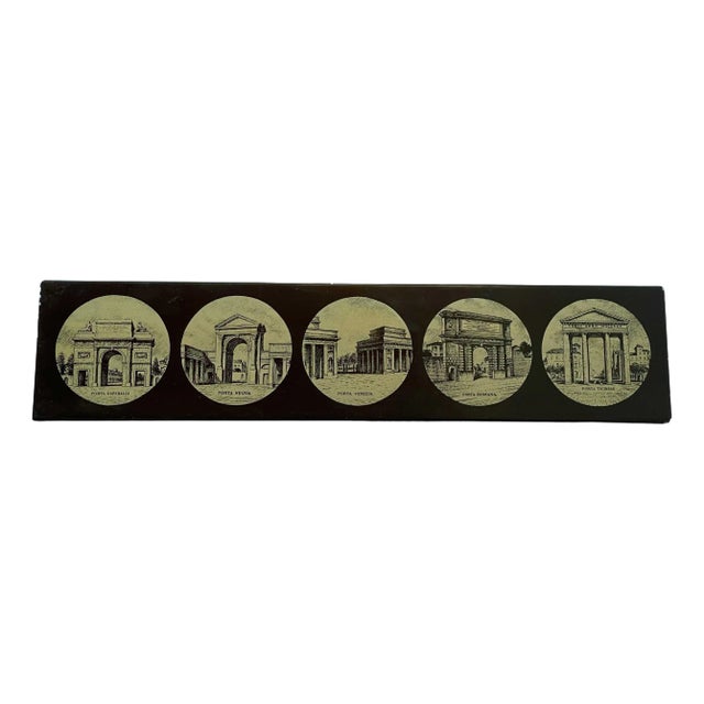 Fornasetti Enamel Metal Matchbox For Sale