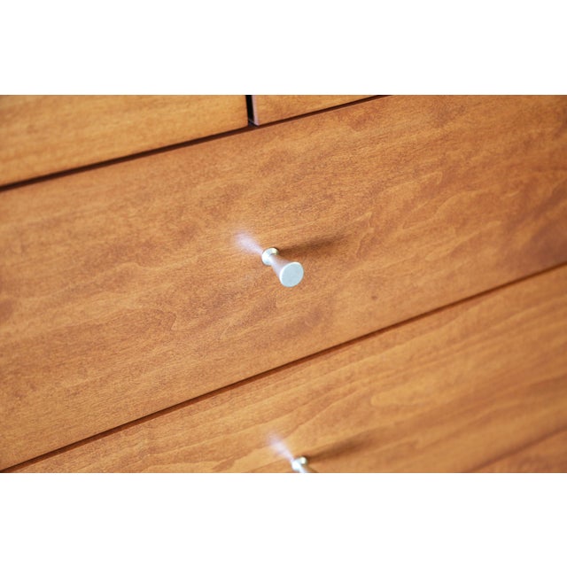 1950s Mid Century Modern Paul McCobb 20 Drawer Chest of Drawers on Iron Base For Sale - Image 10 of 15