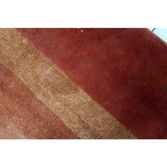 Modern 1970s Handmade Vintage Tibetan Khaden Rug 5.6' X 7.8' For Sale - Image 3 of 13