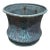 Antique Copper Basket No Handles Water Pot Cauldron Planter For Sale