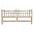 Mid 20th Century Vintage Coastal Rattan King Headboard For Sale