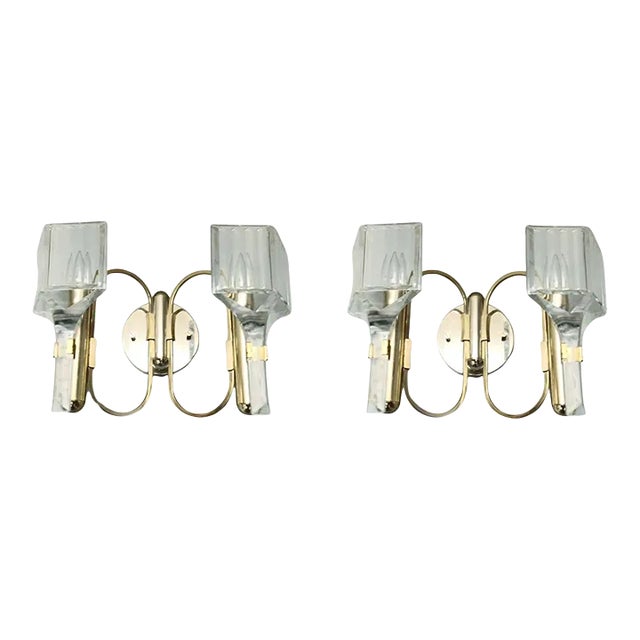 1960s Modernist Sconces, a Pair For Sale