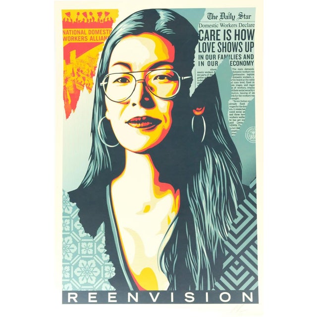 Shepard Fairey, Reenvision, Lithograph For Sale - Image 5 of 5