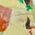 Lee Cox "Cabernet Harvest" Acrylic on Canvas, Small Framed Abstract Collage Painting in Green, 2025 For Sale In Monterey, CA - Image 6 of 8