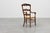 19th Century French Provincial Ladder‑back Armchair with Woven Rush Seat For Sale - Image 5 of 15