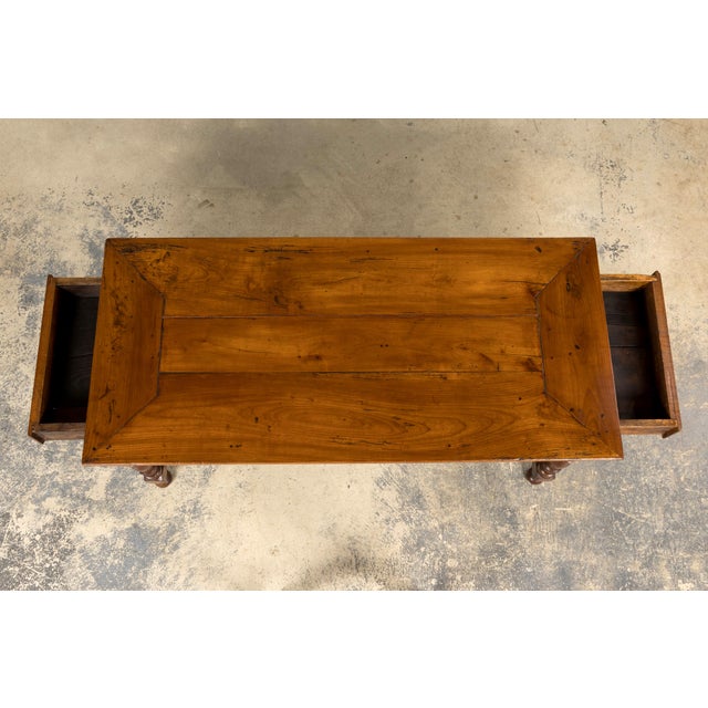 Antique Late 19th Century French Provincial Fruitwood Dining Table For Sale In New York - Image 6 of 18