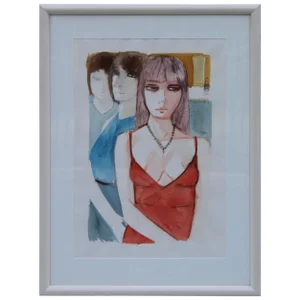 Charles Levier Watercolor Painting