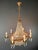 Metal Antique Oval Crystal Chandelier Louis XVI Revival Empire Style Brass 12 Lights For Sale - Image 7 of 13