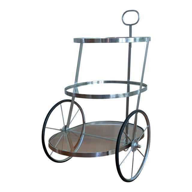 Modern Industrial Bar Cart Chairish