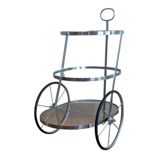 Three Tier Italian Bar Cart For Sale