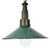 Industrial Green Enamel Military Pendant Lamp with Cast Aluminium Top, 1960s For Sale - Image 18 of 18