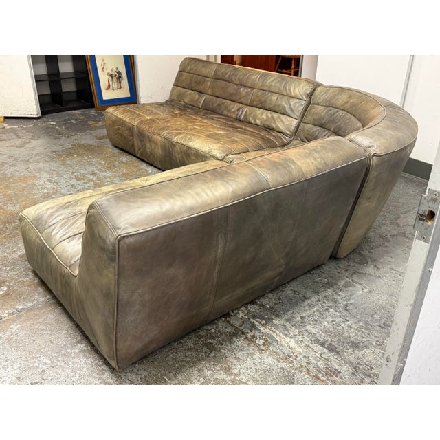2010s Timothy Oulton Shabby Sectional Sofa, Set of Three For Sale - Image 5 of 12