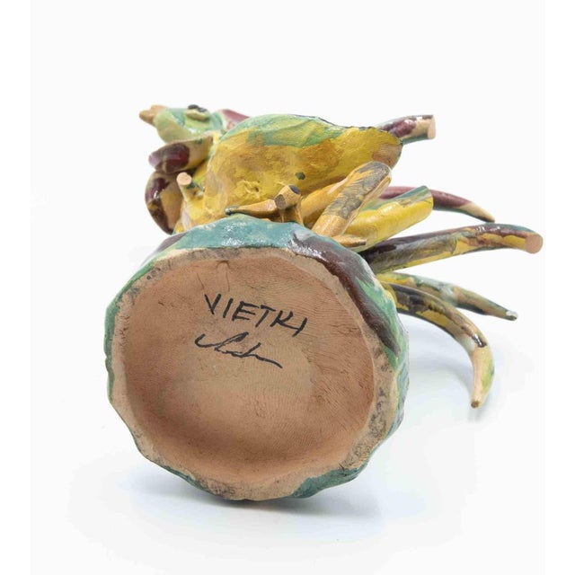 1970s Ceramic Sculpture of Rooster from Ceramiche di Vietri, Italy, 1970s For Sale - Image 5 of 6