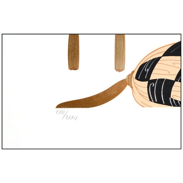 Art Deco Early 20th Century Pillow Swing, Erté For Sale - Image 3 of 5