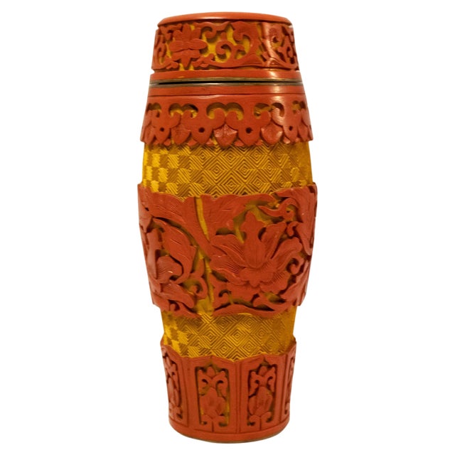 Late 19th Century Chositsu Cylindrical Chinese Box, China, 1850s For Sale
