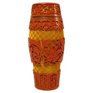 Late 19th Century Chositsu Cylindrical Chinese Box, China, 1850s