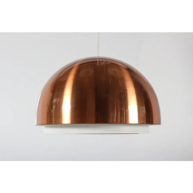 Original vintage Louisiana ceiling pendant designed by Danish designer Vilhelm Wohlert and Jørgen Bo in 1967 The shade is...