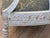 Gray 19th Century Swedish Gustavian Painted Settee With Fortuny Upholstery For Sale - Image 8 of 9