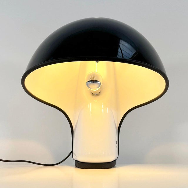 Metal Albanella Table Lamp by Ermanno Lampa and Sergio Brazzoli for Guzzini, 1970s For Sale - Image 7 of 11