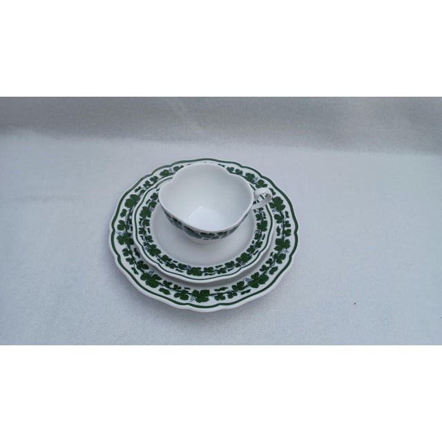 Vintage Porcelain Breakfast Trio Set from Meissen, 1930s, Set of 3 For Sale - Image 4 of 8