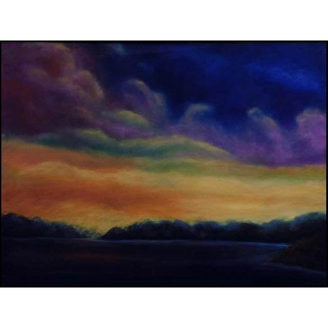 "Untitled" Original Pastel on Paper by Scott Nellis Hand Signed by the Artist Framed Size: 33" x 40" Image Size: 21" x 28"...