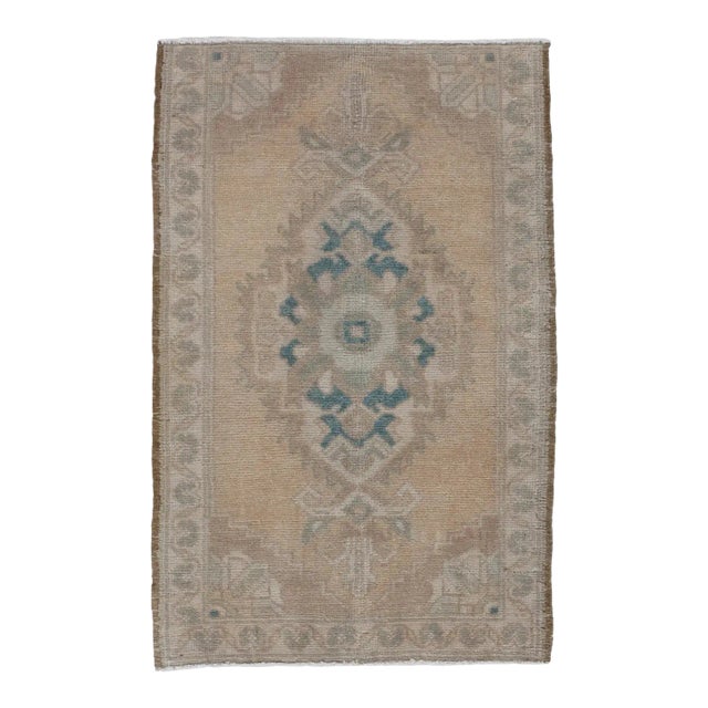 A Vintage Turkish Yastik Rug 1'10 X 2'11 For Sale