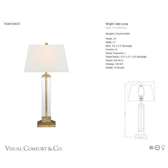 Designer: Visual Comfort Wright Table Lamp
