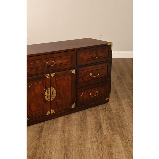 Bernhardt Vintage Campaign Style Door Chest For Sale - Image 9 of 18