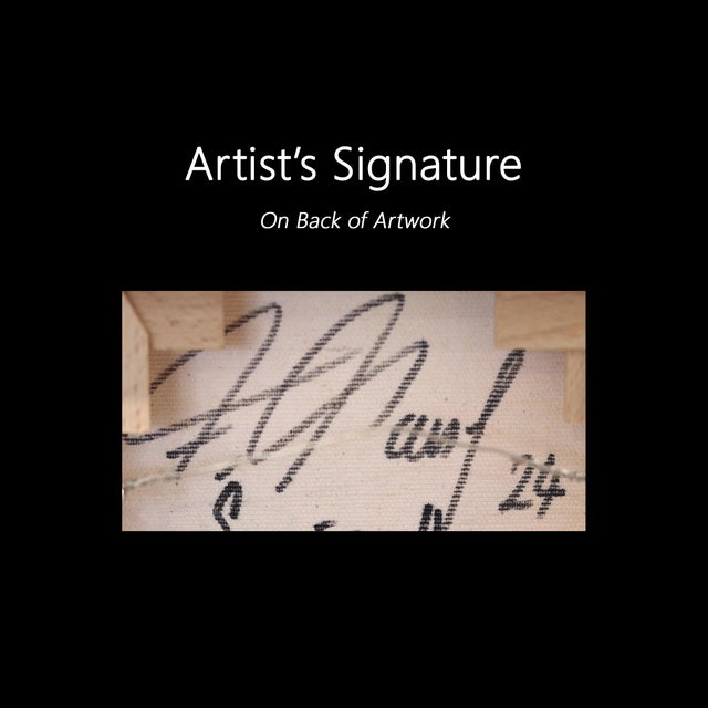 Sunrise II - Vibrant Yellow Tone Textured Abstract Original Artwork by Frederic Paul For Sale - Image 9 of 9