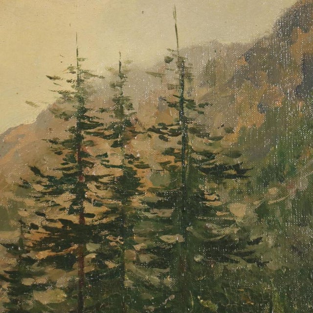 Giuseppe Buscaglione, Landscape, Oil on Canvas, 19th Century For Sale - Image 6 of 12