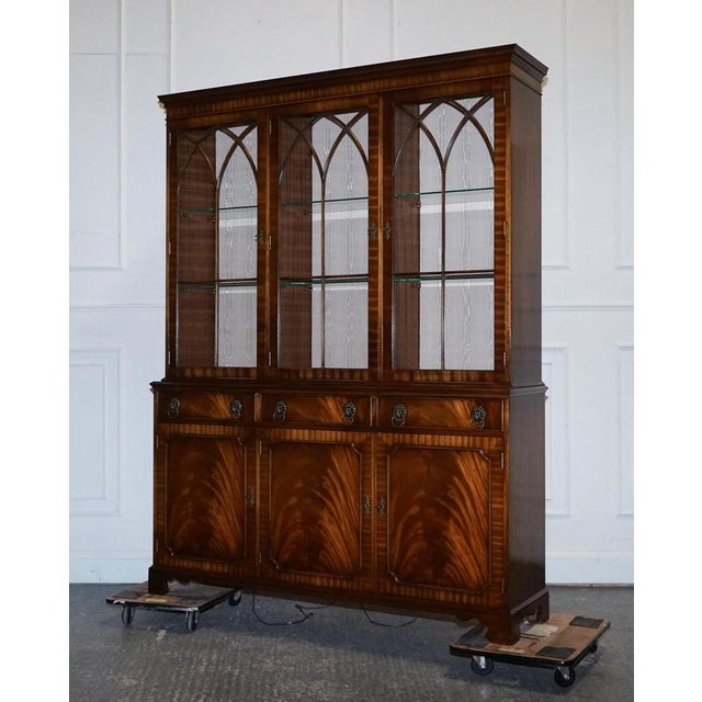 Bevan Funnel Georgian Style Display Cabinet Bookcase. A sophisticated piece that marries traditional craftsmanship with...
